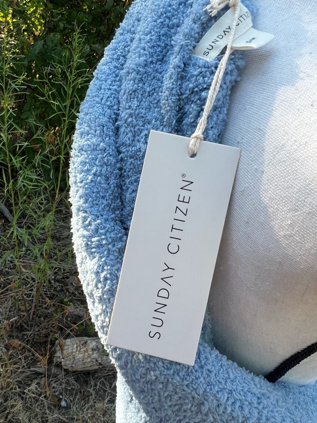 Sunday Citizen Snug Waffle Robe Blue 11