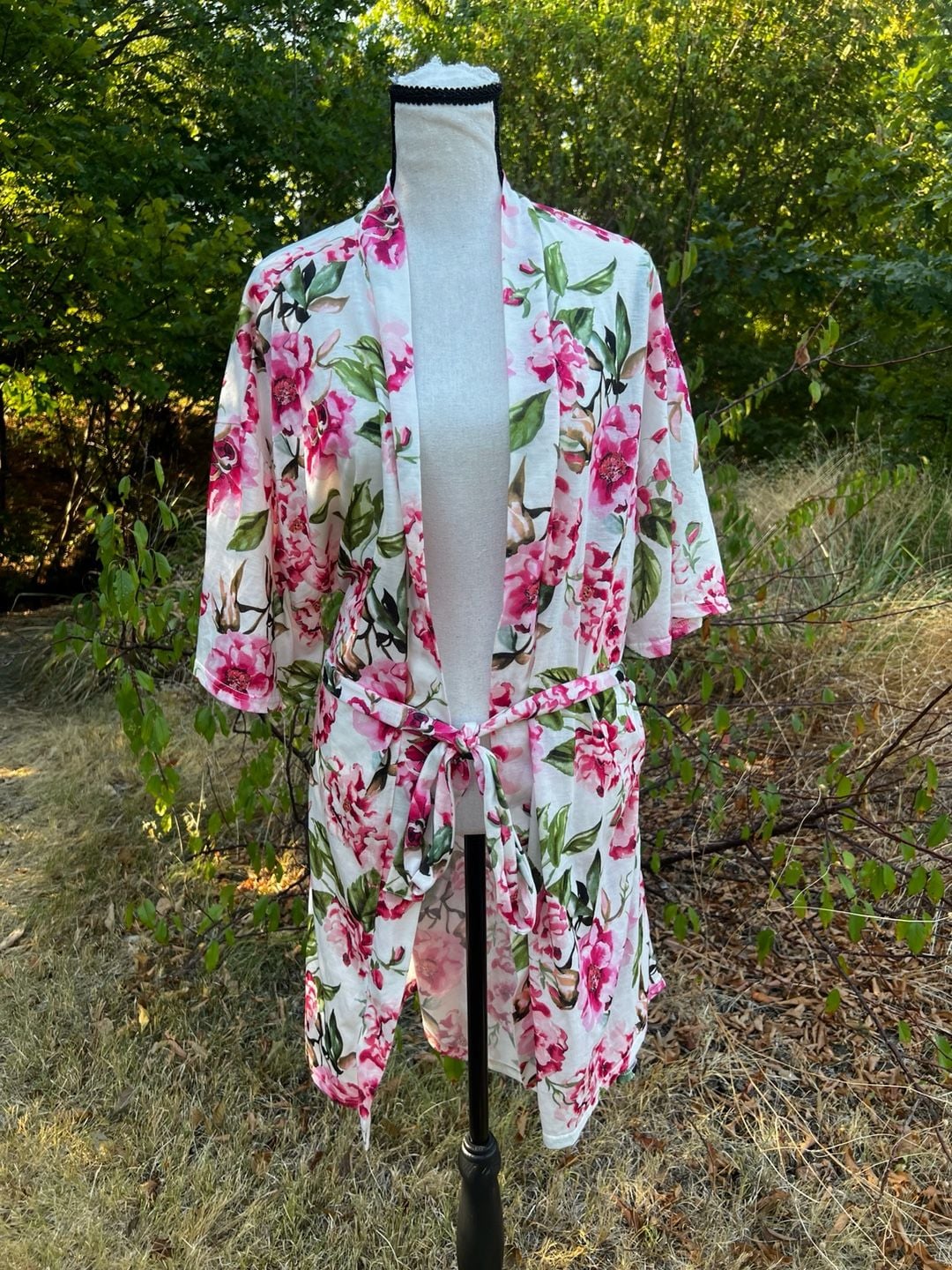 Show Me Your MuMu Floral Brie Robe Garden of Blooms One Size 2