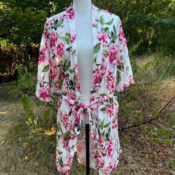 Show Me Your MuMu Floral Brie Robe Garden of Blooms One Size