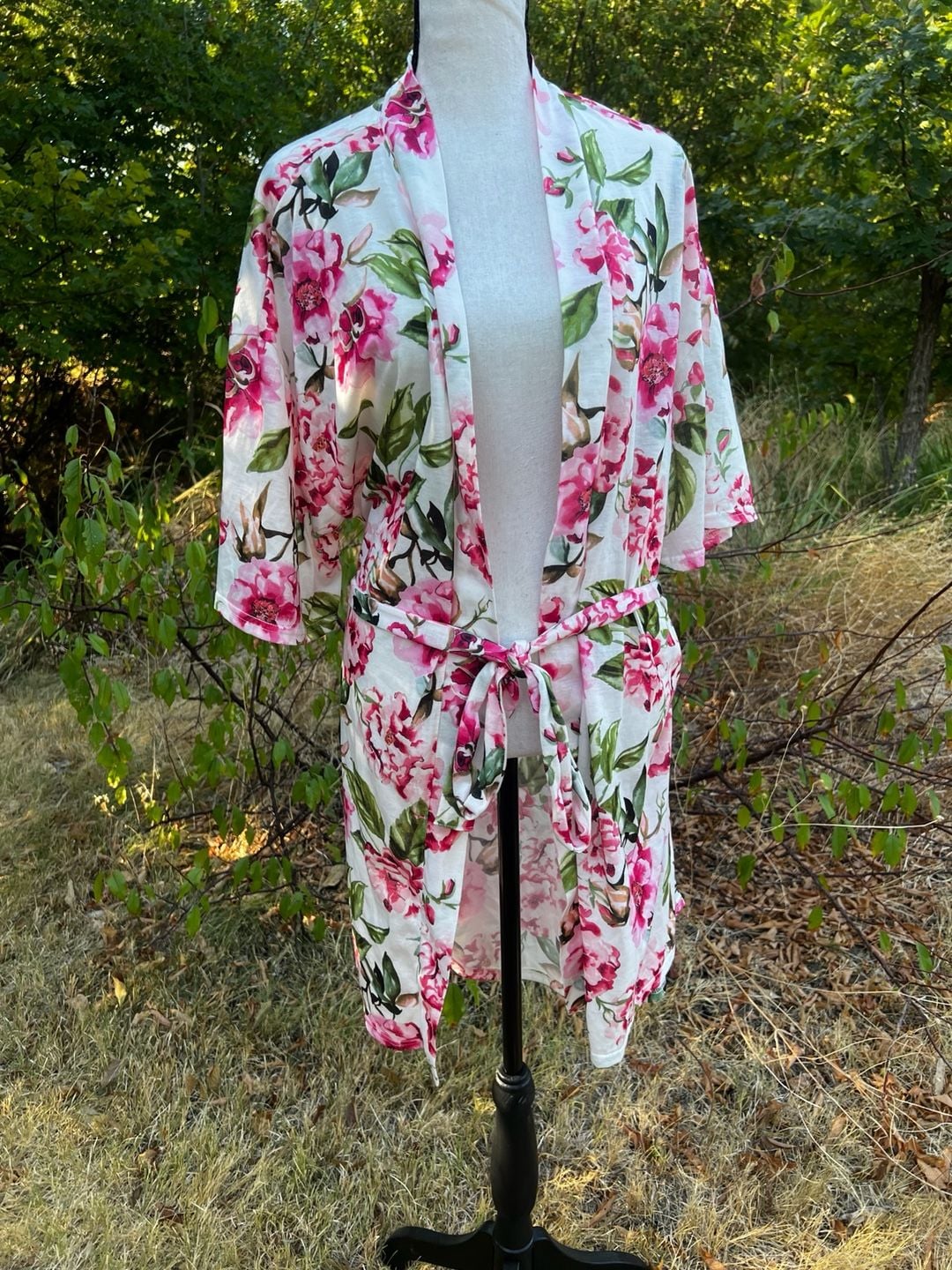 Show Me Your MuMu Floral Brie Robe Garden of Blooms One Size 3