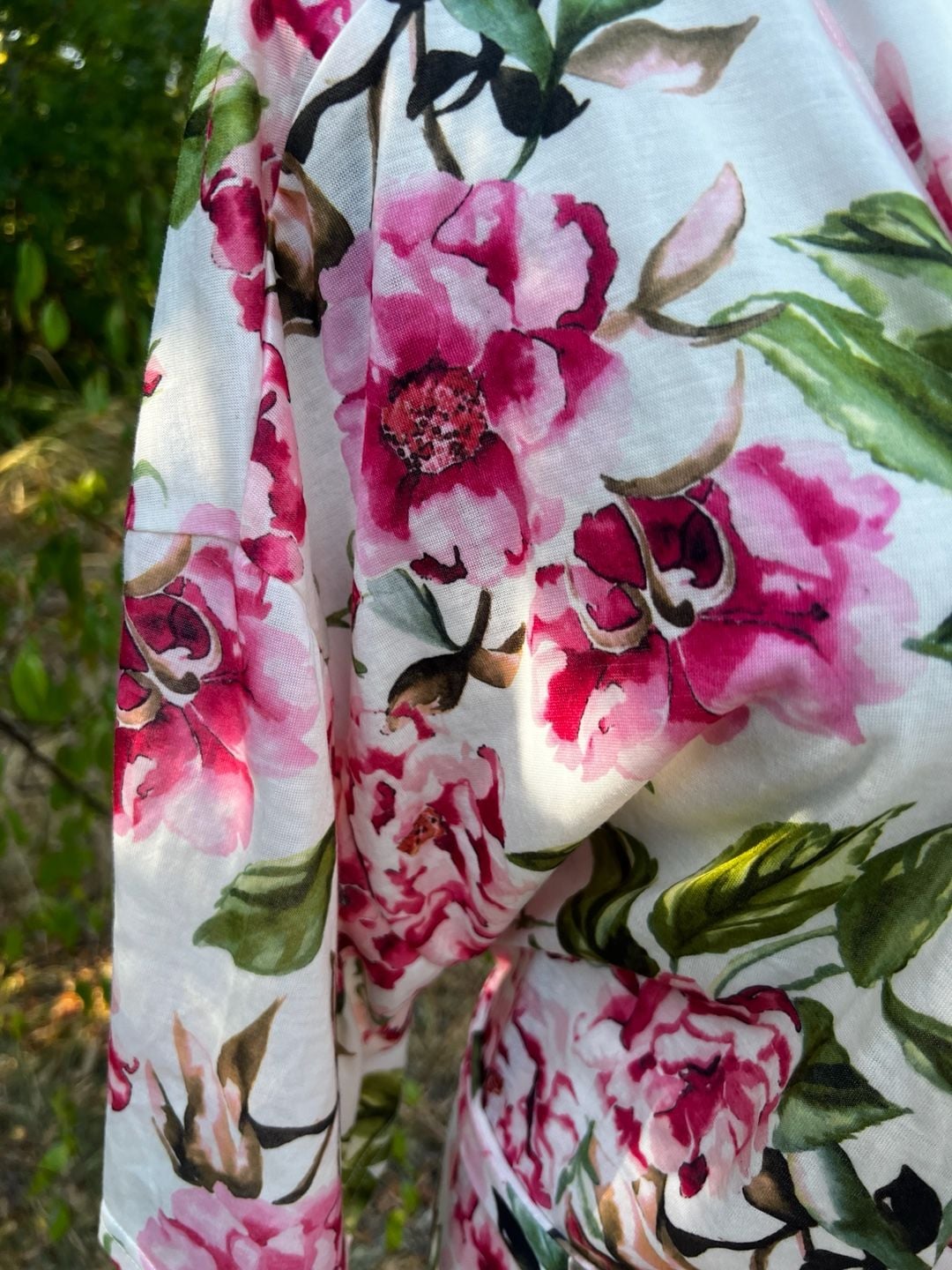 Show Me Your MuMu Floral Brie Robe Garden of Blooms One Size 4