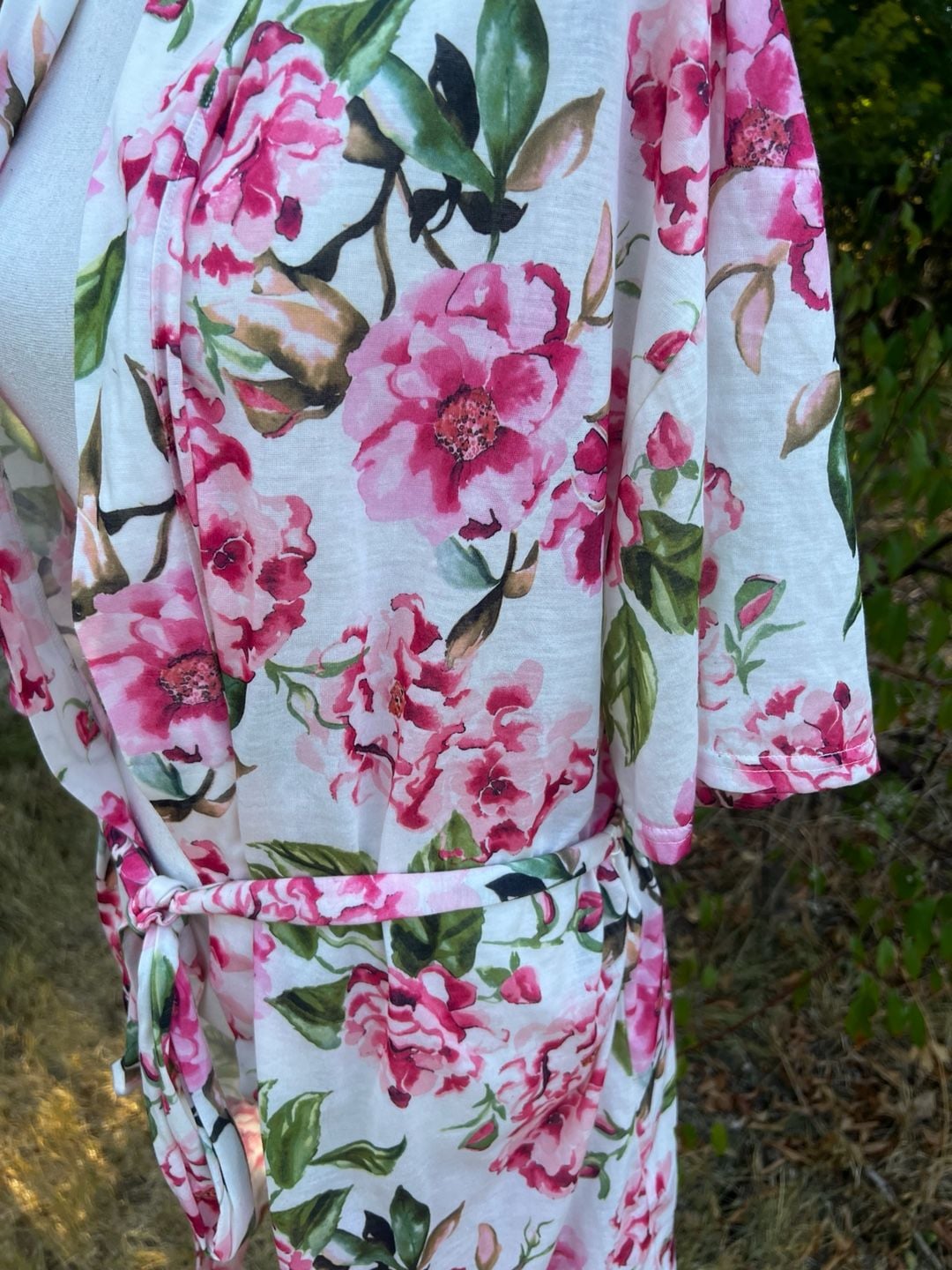 Show Me Your MuMu Floral Brie Robe Garden of Blooms One Size 6