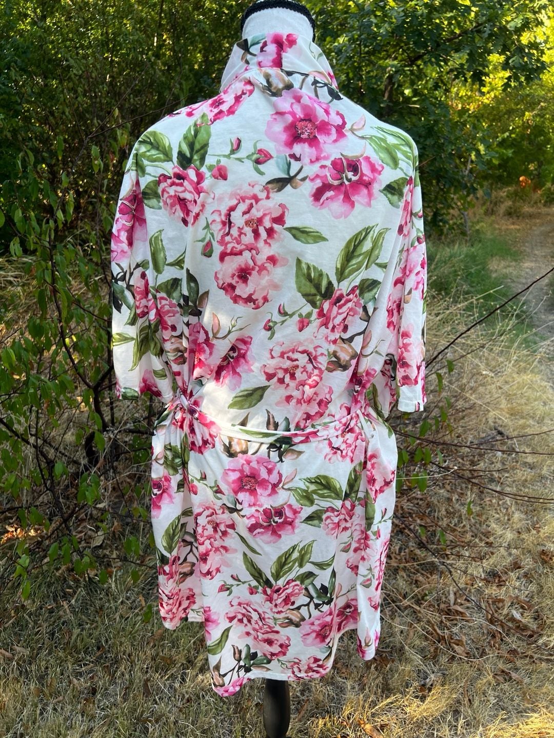 Show Me Your MuMu Floral Brie Robe Garden of Blooms One Size 7
