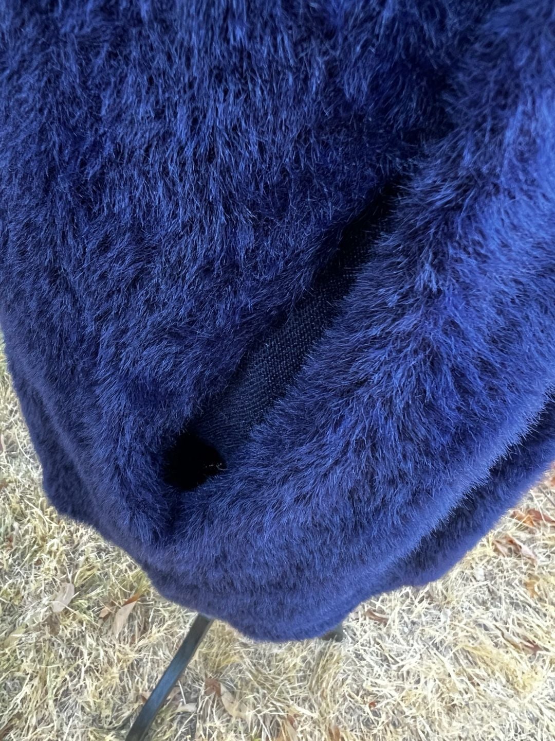 Savage X Fenty Fluffy Robe Blue Plush Fuzzy Lounge Cardigan 14
