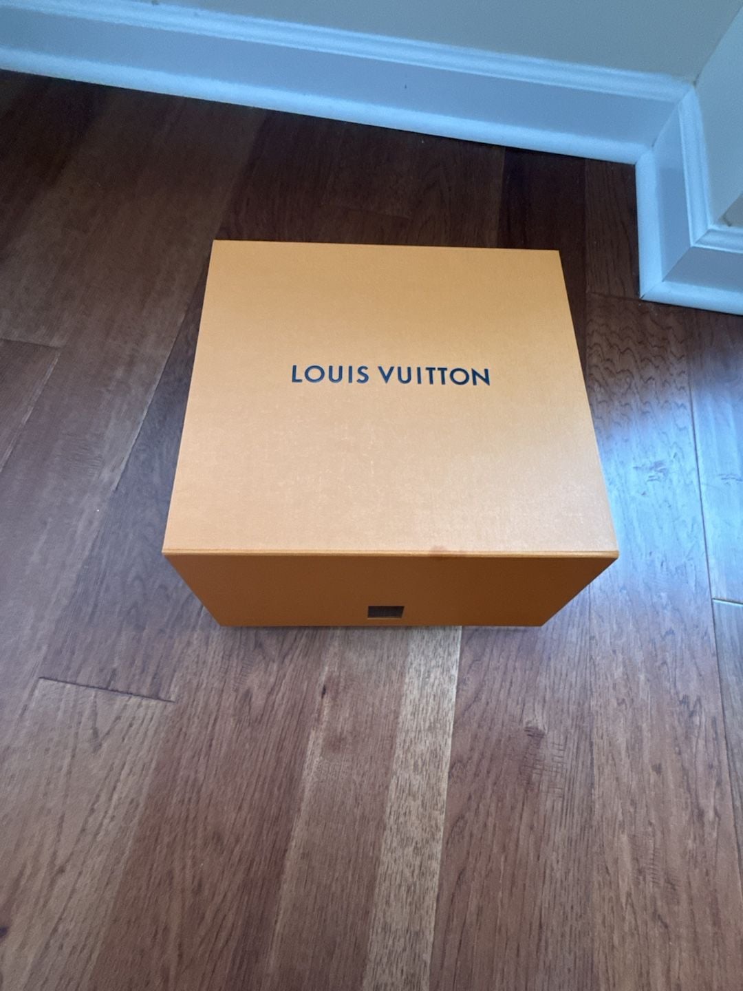 Louis Vuitton Empty Orange Magnetic Shoe Sneaker Box 1