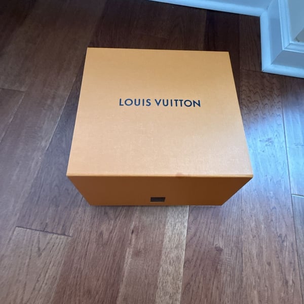 Louis Vuitton Empty Orange Magnetic Shoe Sneaker Box