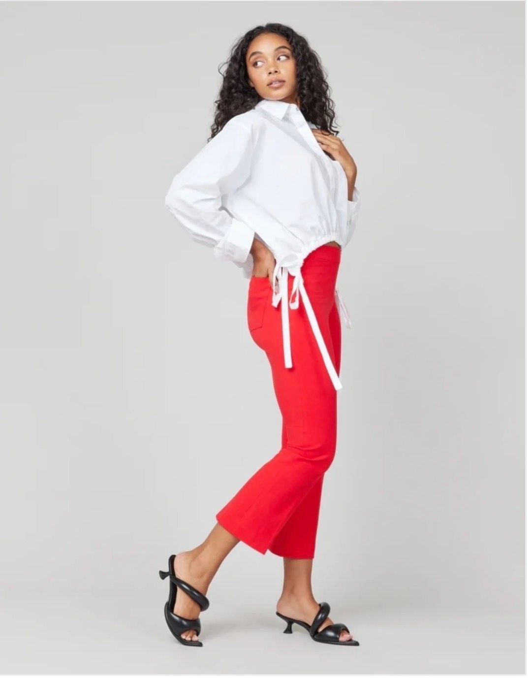 Spanx On the Go Kick Flare Pant Red Size M 3