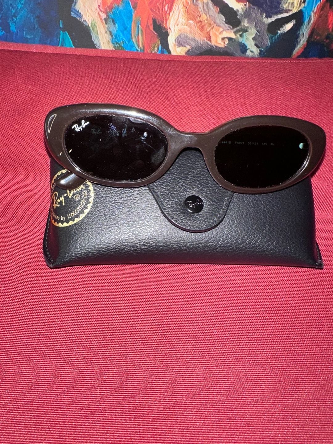 No.79 Ray-Ban RB4441D Size 53-21 Opal Brown Bio-Based Sunglasses with Case 2