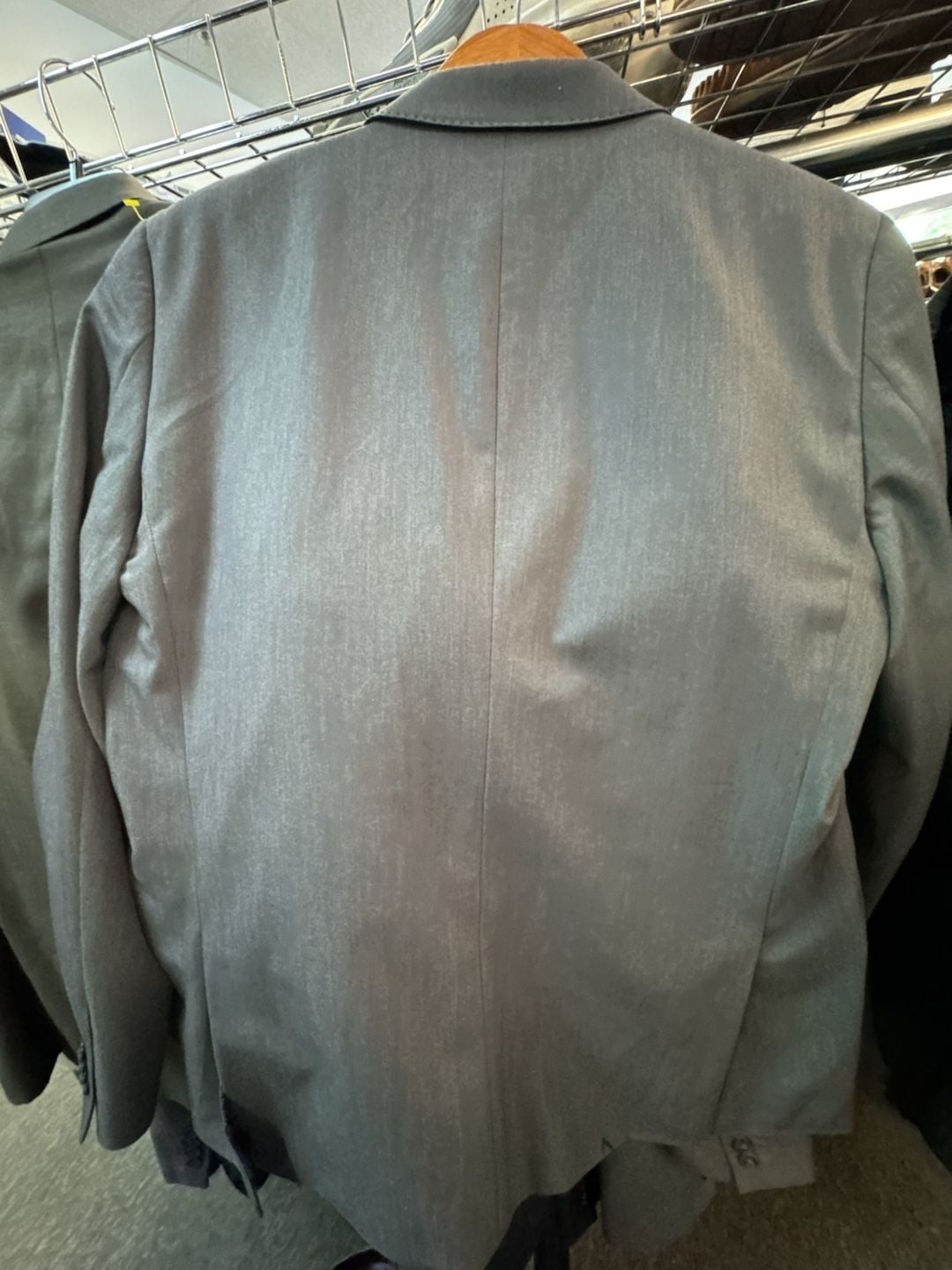 The Savile Row Company Suit Jacket Grey Blazer Brocade Lining Size 40R Medium 7