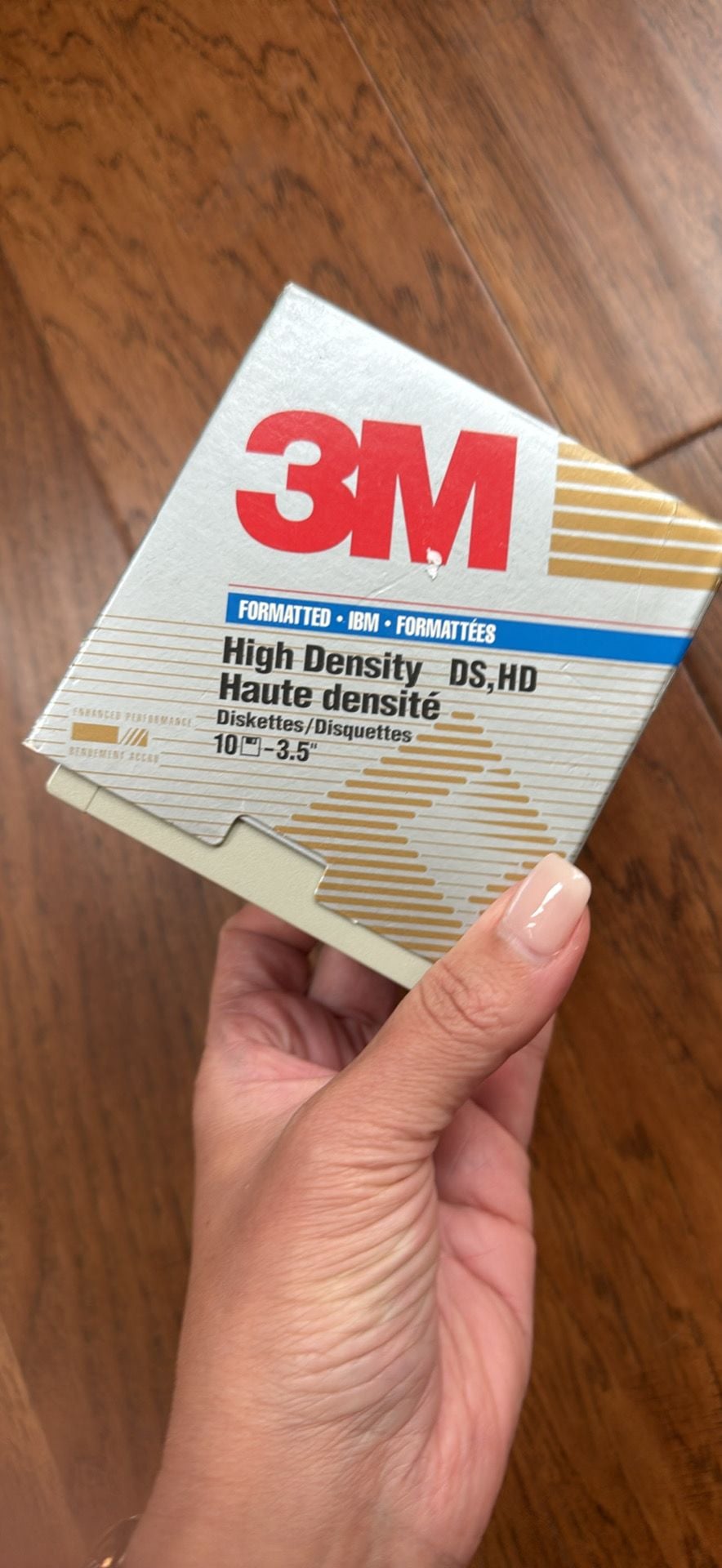 3M High Density 3.5 Diskettes 10 Pack IBM Formatted 1