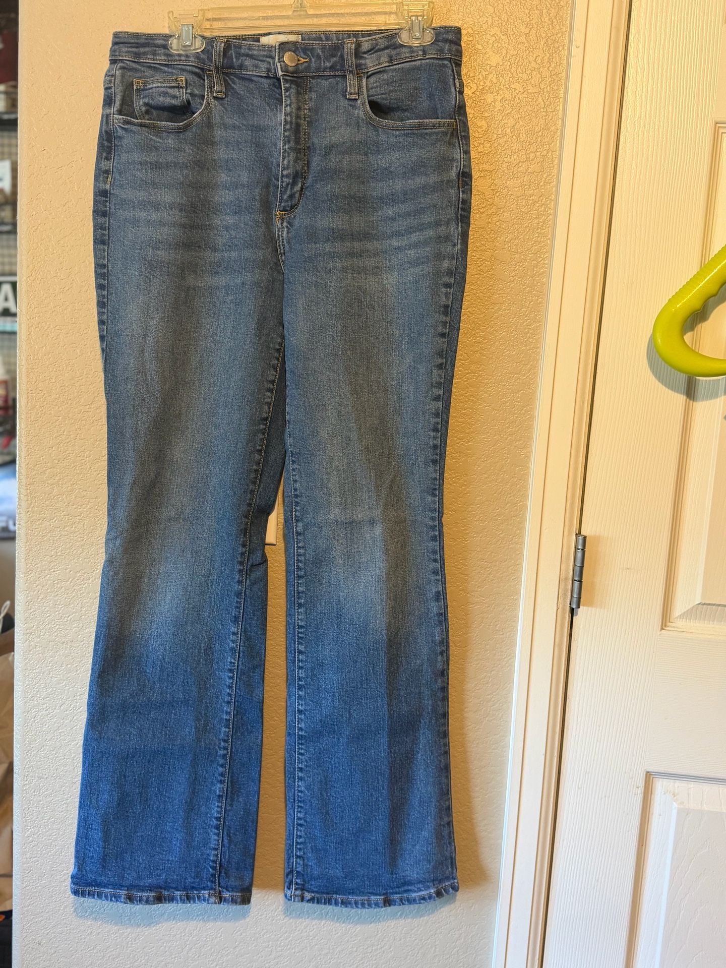 Universal Thread Jeans Size 10/30R Blue Denim High Rise Flare 3