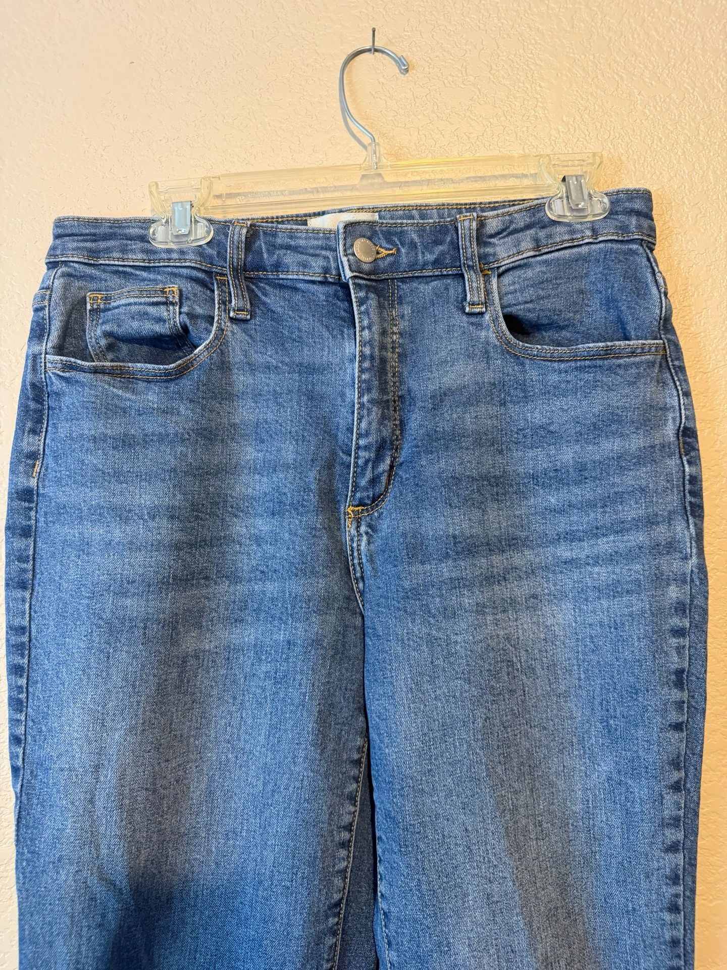 Universal Thread Jeans Size 10/30R Blue Denim High Rise Flare 2