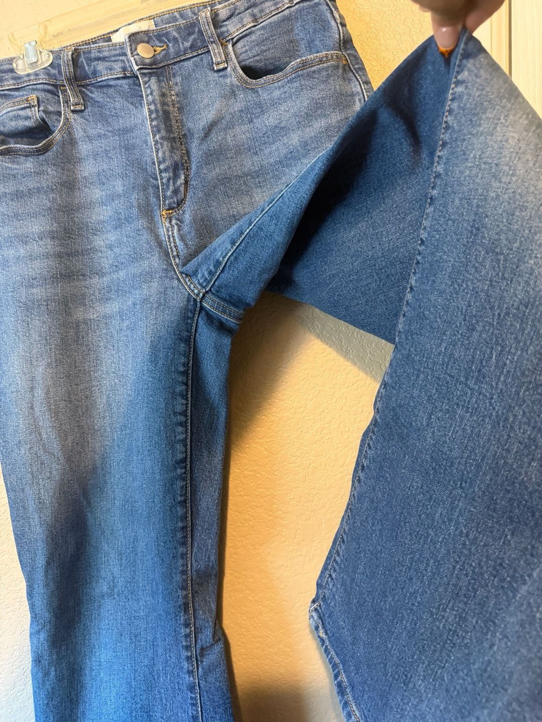 Universal Thread Jeans Size 10/30R Blue Denim High Rise Flare 5