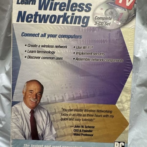 Video Professor Learn Wireless Networking PC CD-ROM Software