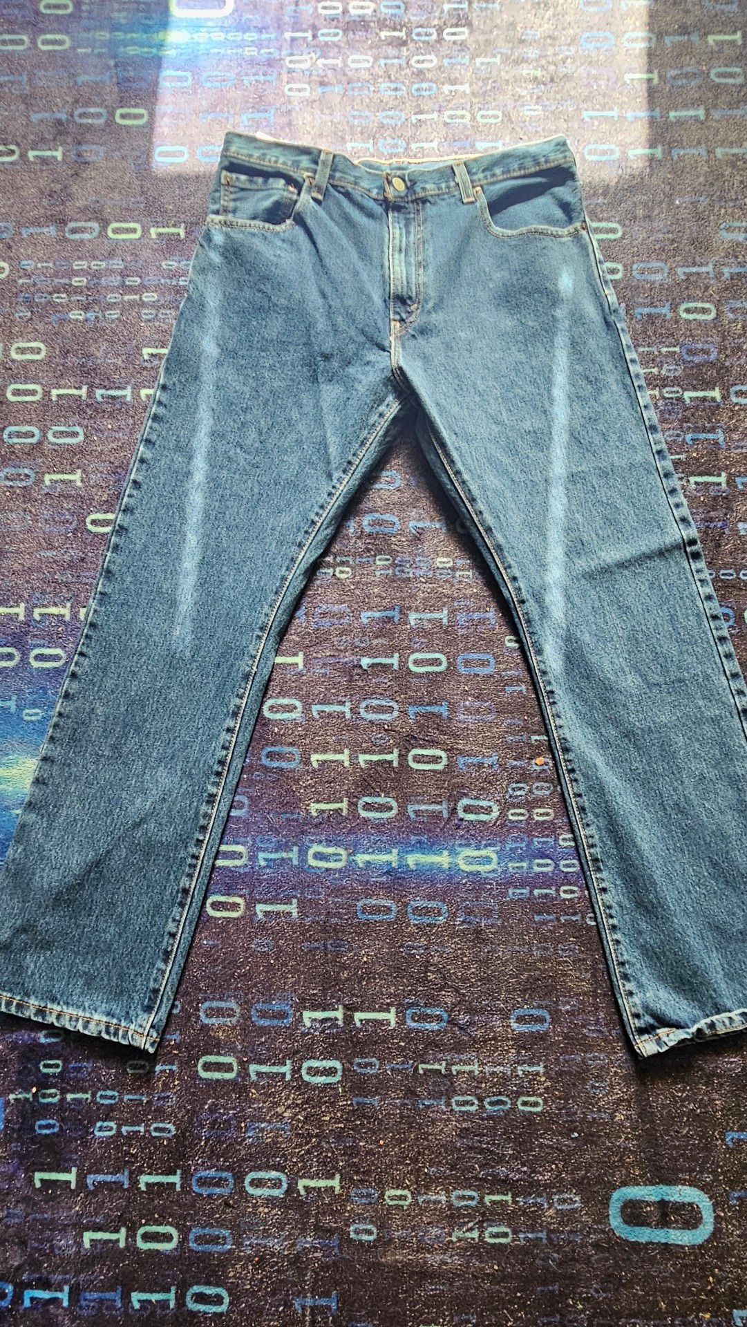 Levi's 517 Bootcut Jeans W34 L30 Blue Denim 8