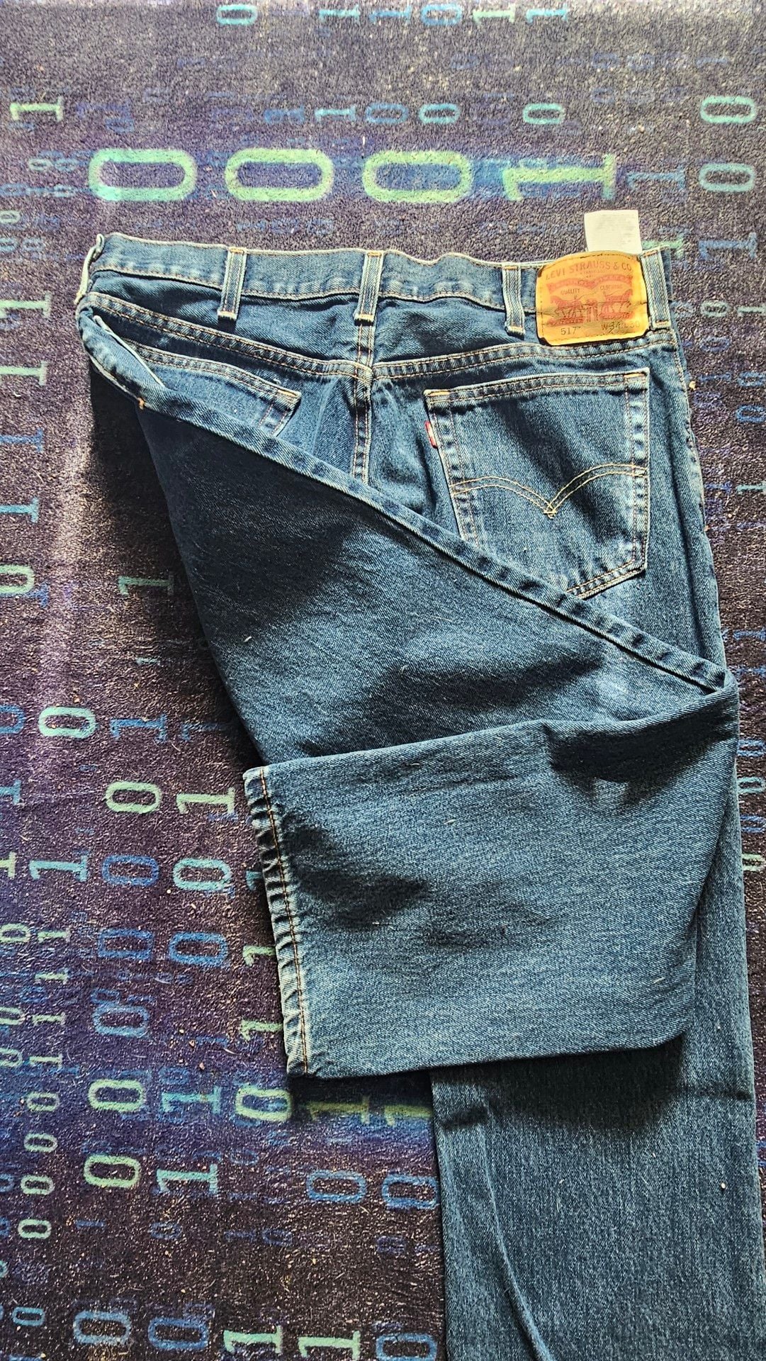 Levi's 517 Bootcut Jeans W34 L30 Blue Denim 9