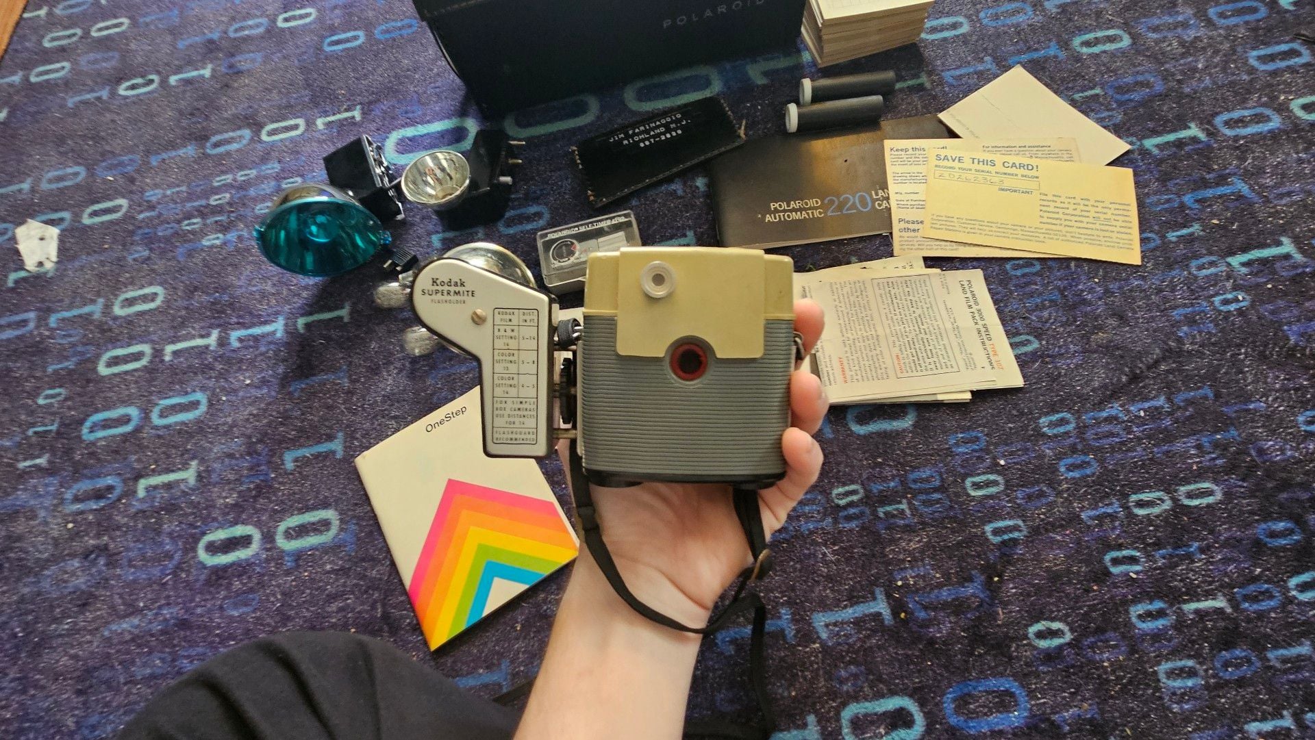 Kodak Brownie Starmeter Camera With Case And Flash 9