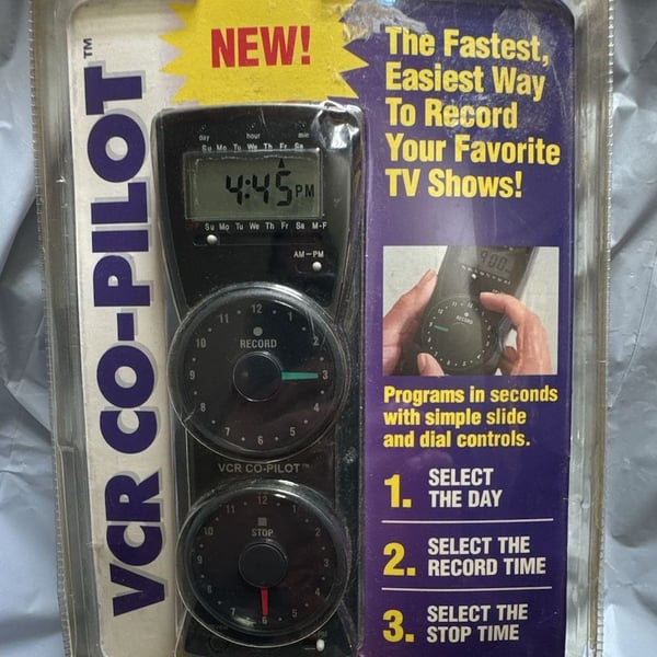 Joseph Enterprises VCR Co-Pilot VCR Programming Remote Control