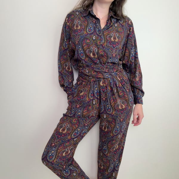 Vintage Boho Pants Set