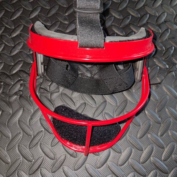 RIP-IT Defense Softball Fielder's Face Mask Red