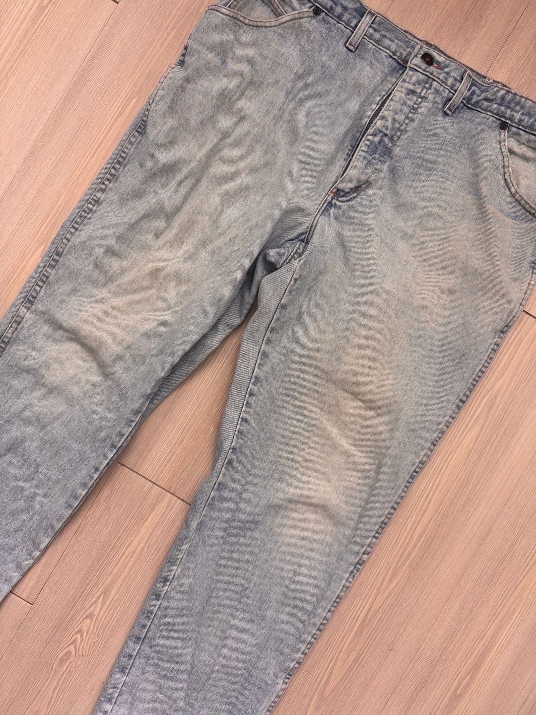 Vintage 90’s Retro Lands' End Regular Jeans Size 38 100% Cotton Made In USA 4