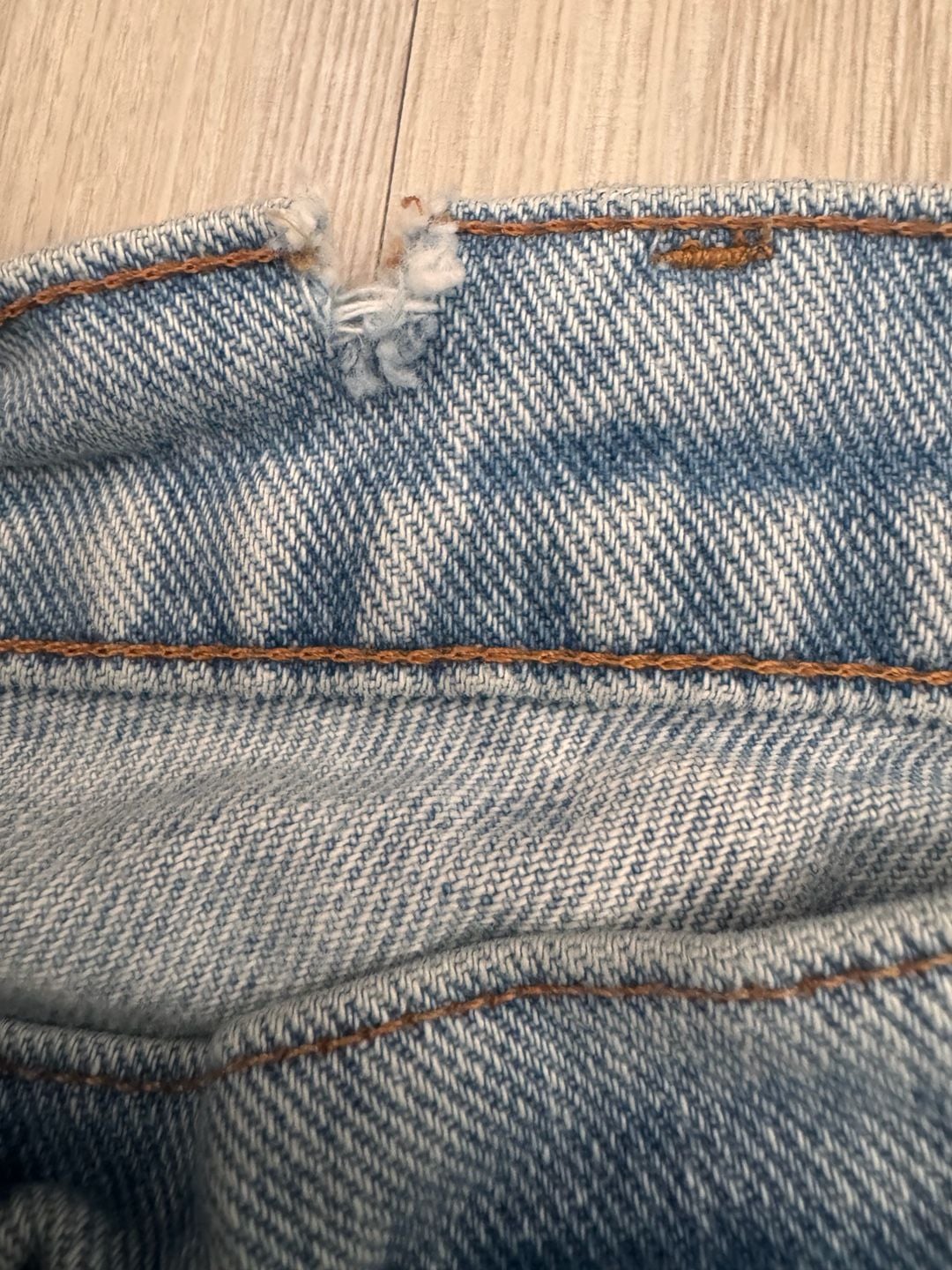 Vintage 90’s Retro Lands' End Regular Jeans Size 38 100% Cotton Made In USA 6