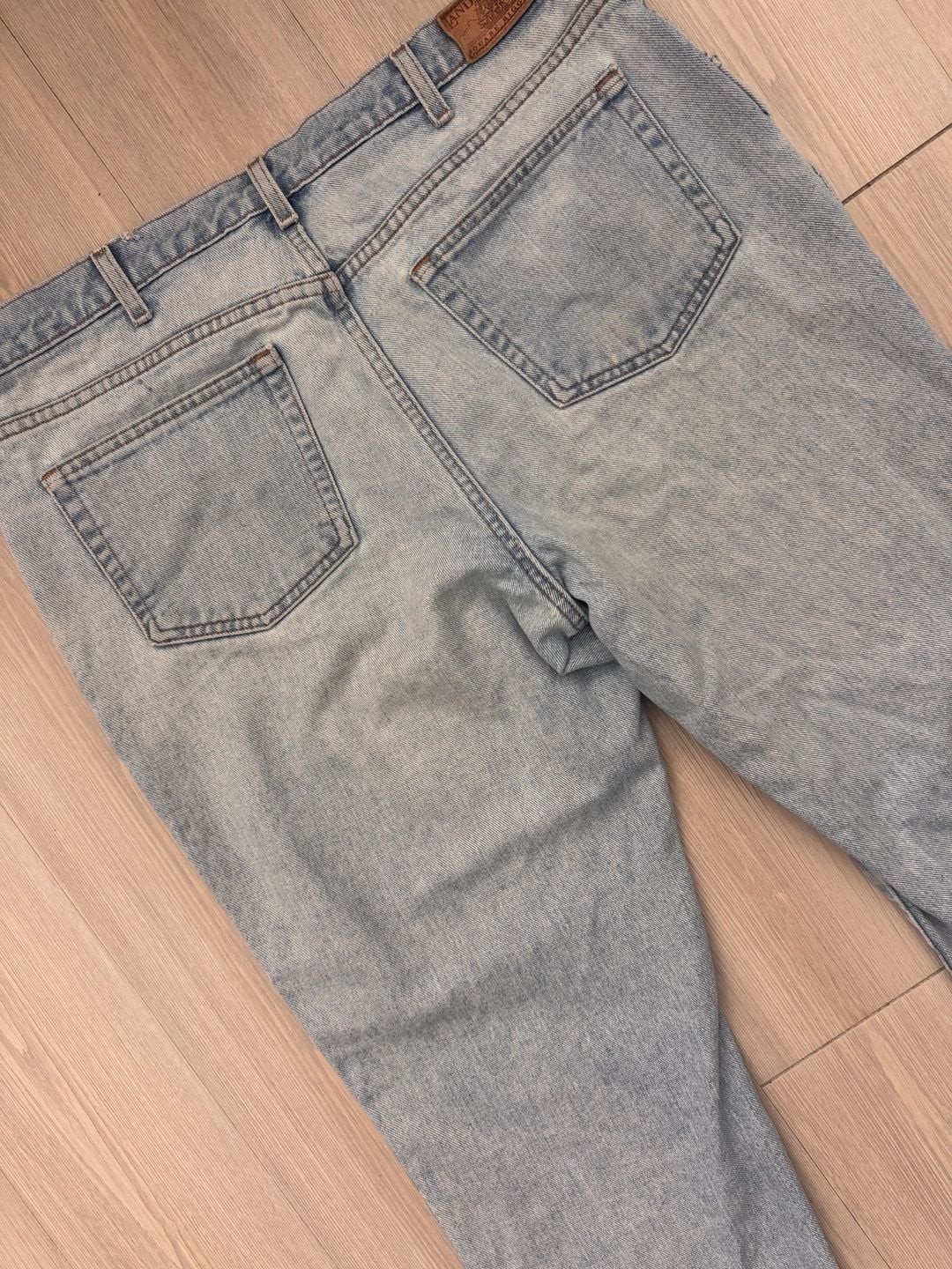 Vintage 90’s Retro Lands' End Regular Jeans Size 38 100% Cotton Made In USA 10