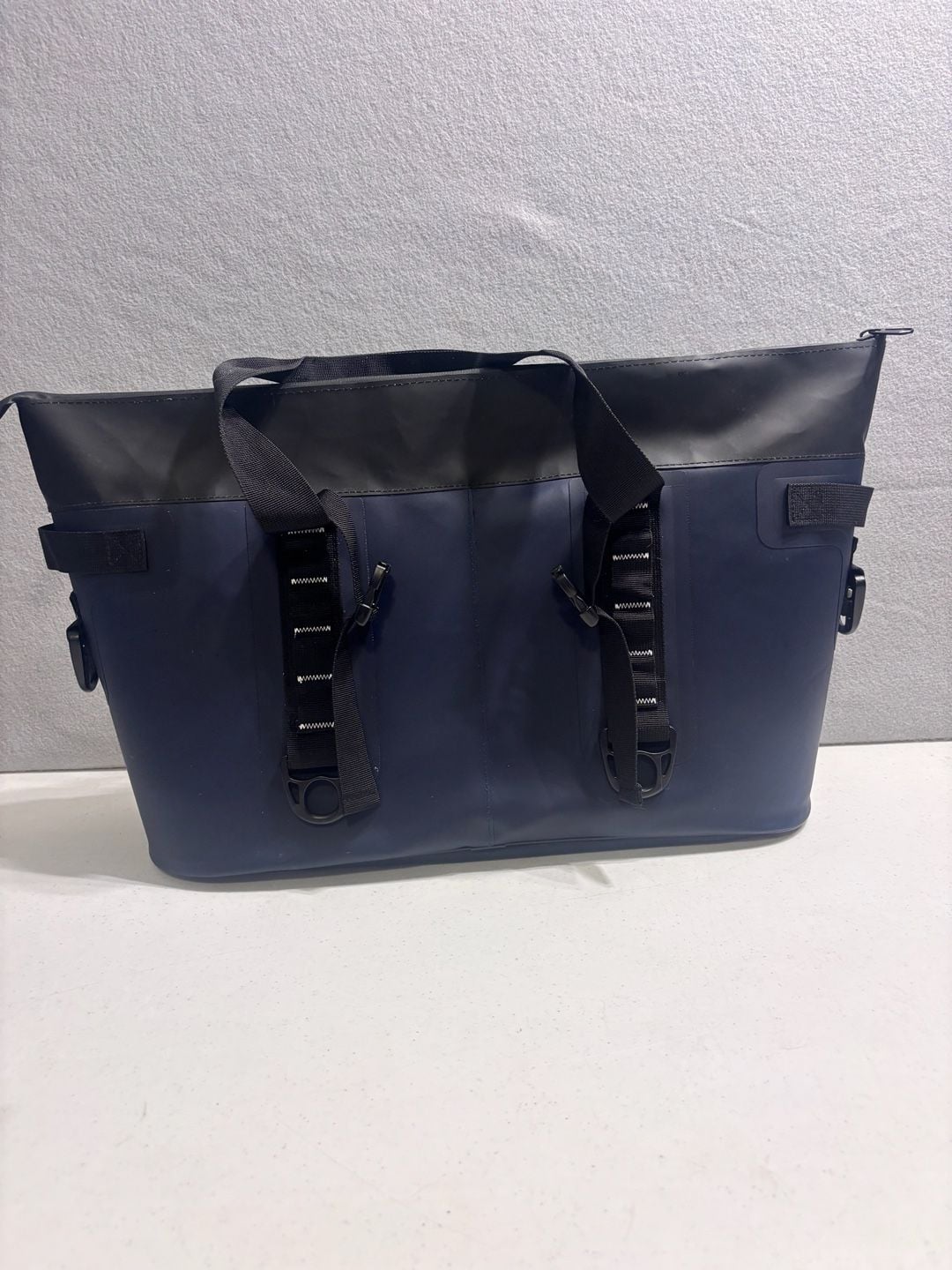 B Connected Insulated Cooler Bag Navy Blue Waterproof Soft Tote 3