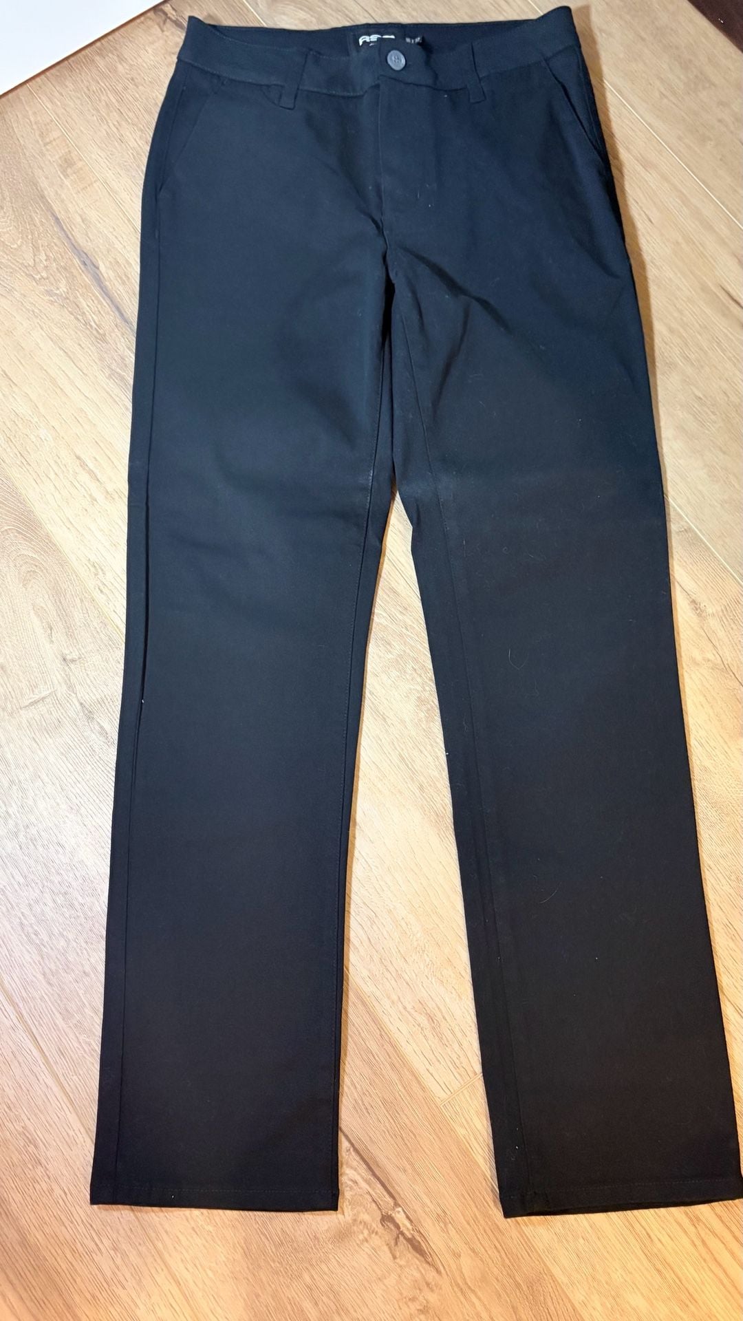 RSQ Slim Straight Pants Size 30X32 Black Chinos 2