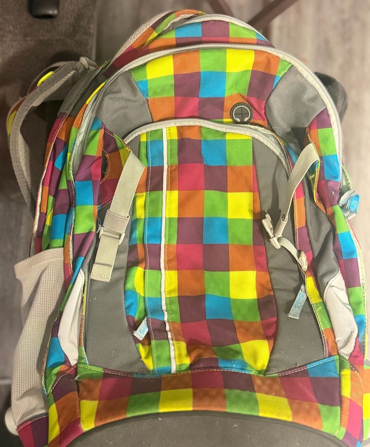 Satch School Backpack Beach Leach 2.0 Multicolor Plaid 2
