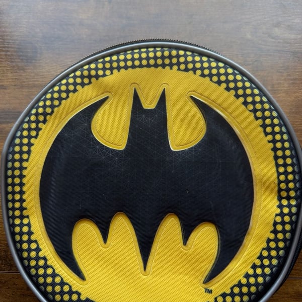 DC Comics Batman Insulated Round Lunch Box Black Yellow