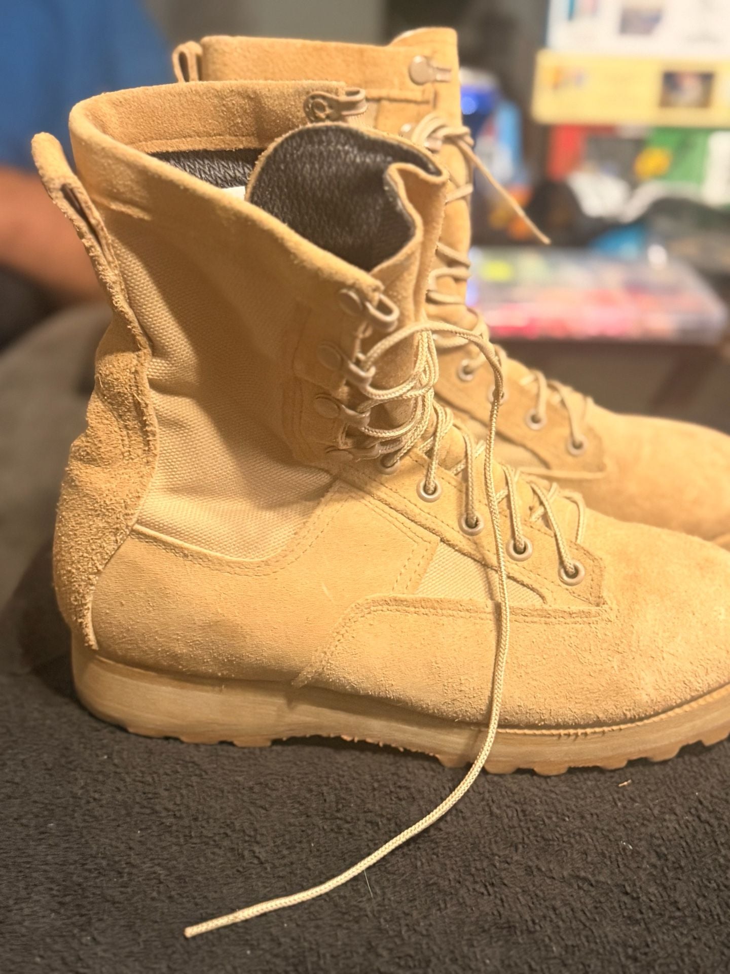 Belleville Gore-Tex Desert Tan Combat Boots Size 5W 2