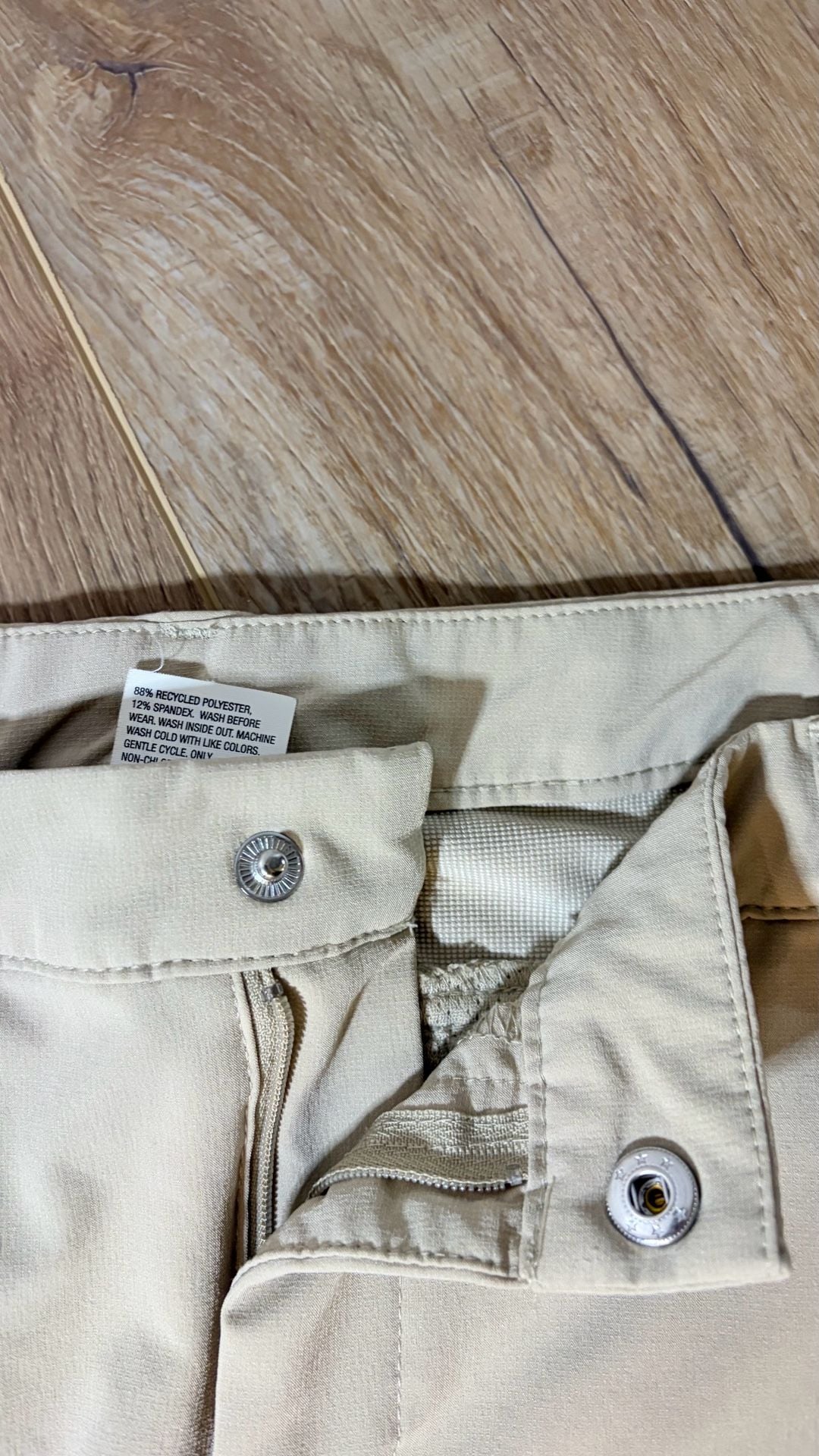 All in Motion Performance Pants Size 16 Tan Athletic Recycled Polyester 3