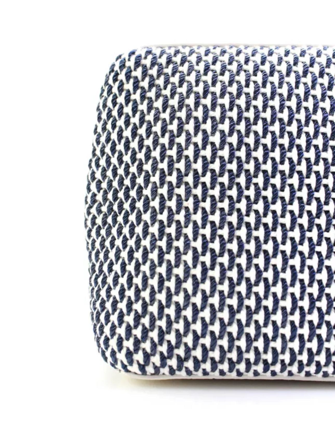 Kate Spade Small Bucket Bag Woven Blue White Crossbody Bag 9