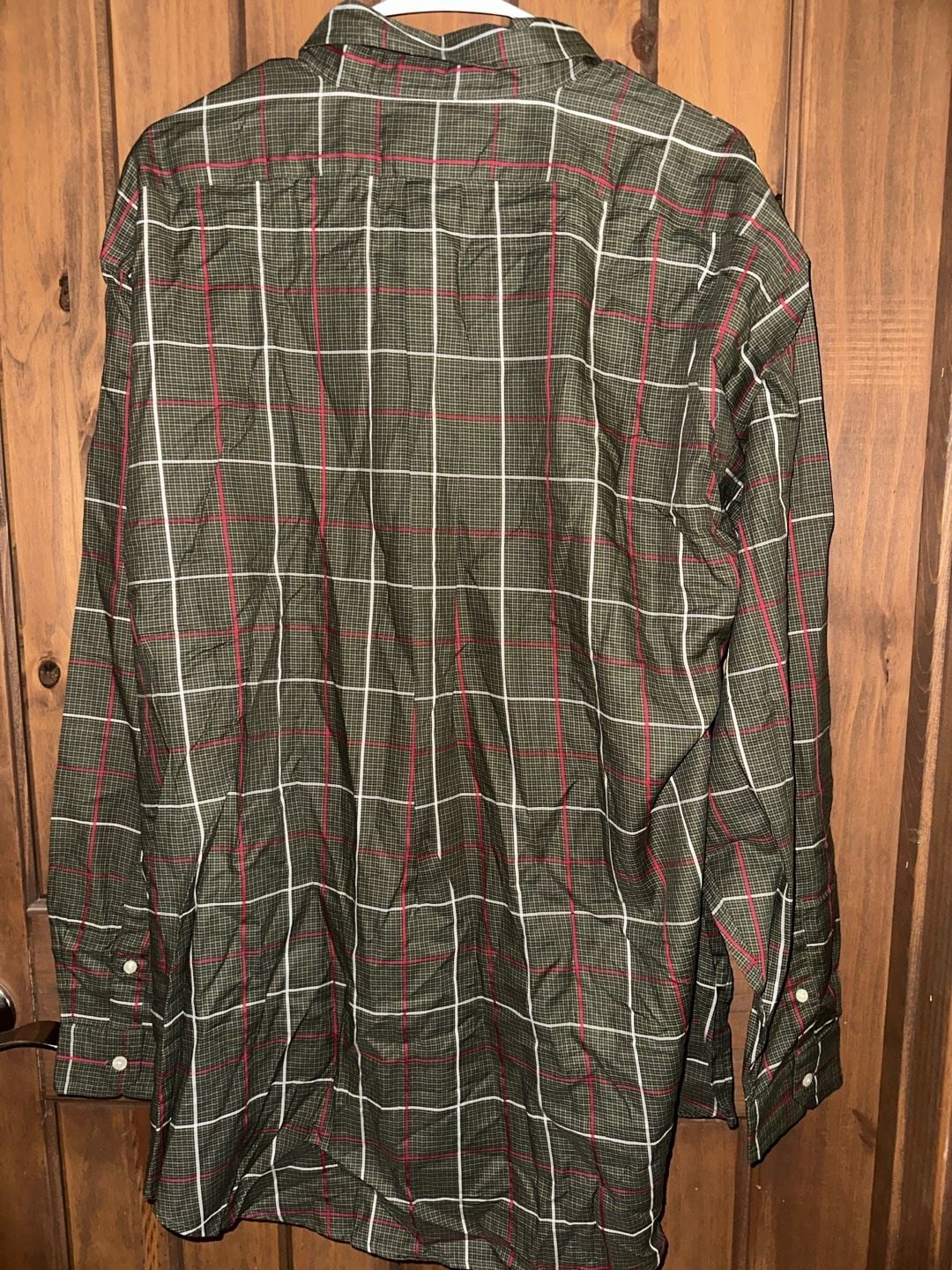 Daniel Cremieux Collection Long Sleeve Button Down Shirt XL Plaid Italian Fabric 4