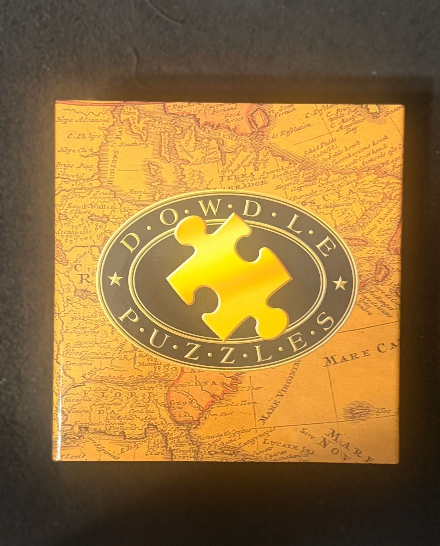 Travel America and Rome 300 Piece 16x20 Jigsaw Puzzle Dowdle Folk Art Stickers Label. Lot of 2 6