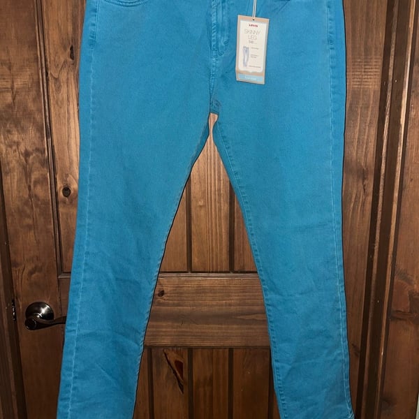 Levi's 545 Skinny Leg Jeans Blue Low Rise