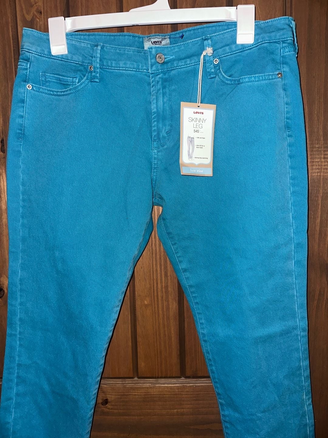 Levi's 545 Skinny Leg Jeans Blue Low Rise 3