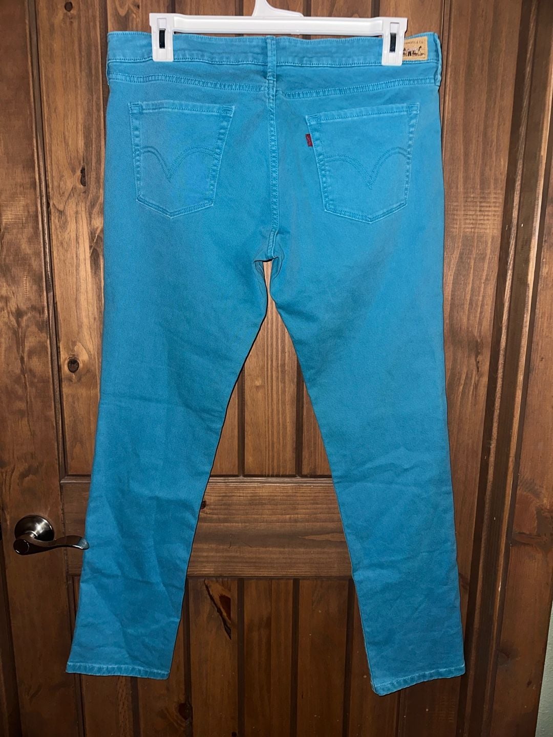 Levi's 545 Skinny Leg Jeans Blue Low Rise 6