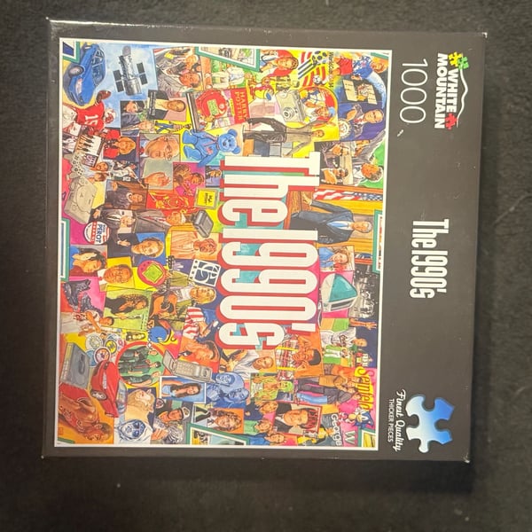 White Mountain The 1990s 1000 Piece Jigsaw Puzzle