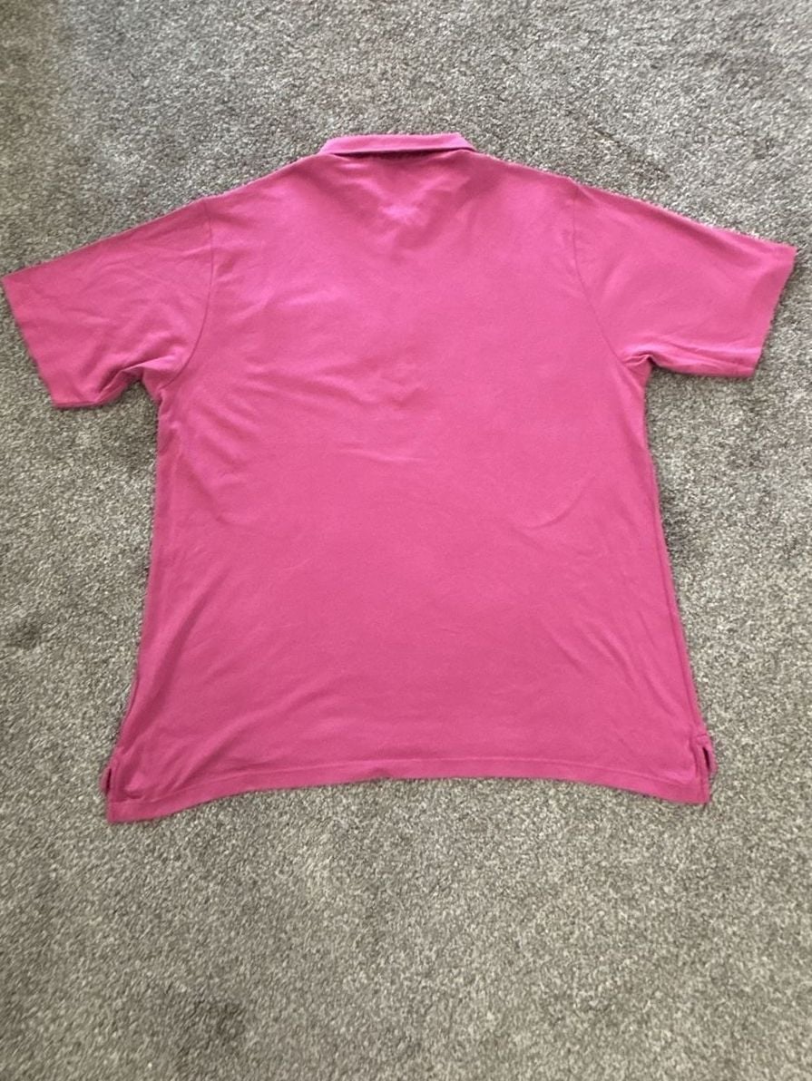 Peter Millar Polo Shirt Size 2XL Pink Pocket Short Sleeve 8