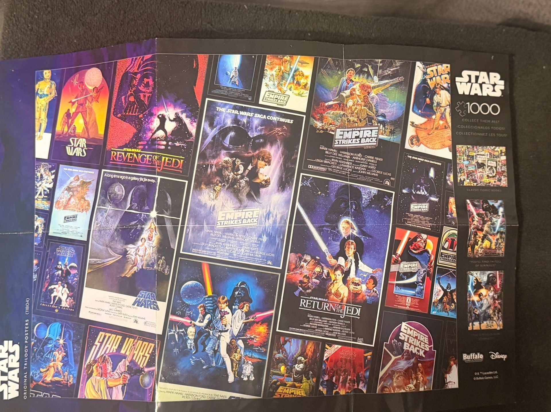 Buffalo Games Star Wars Original Trilogy Posters 1000 Piece Jigsaw Puzzle 3