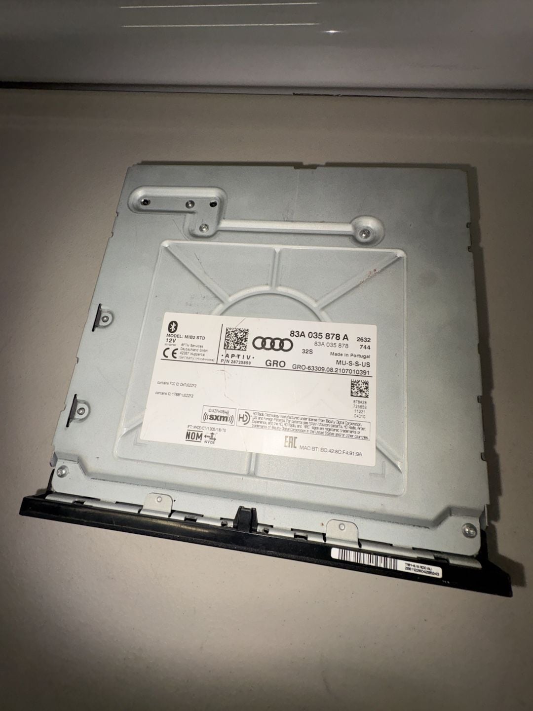 Audi MIB2 STD Radio Receiver Control Unit 83A035878A OEM 3
