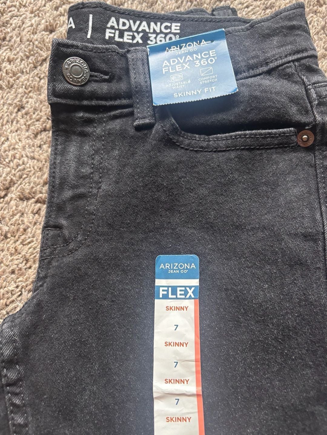 Two pairs of Arizona Jean Co Advance Flex 360 Skinny Jeans 2