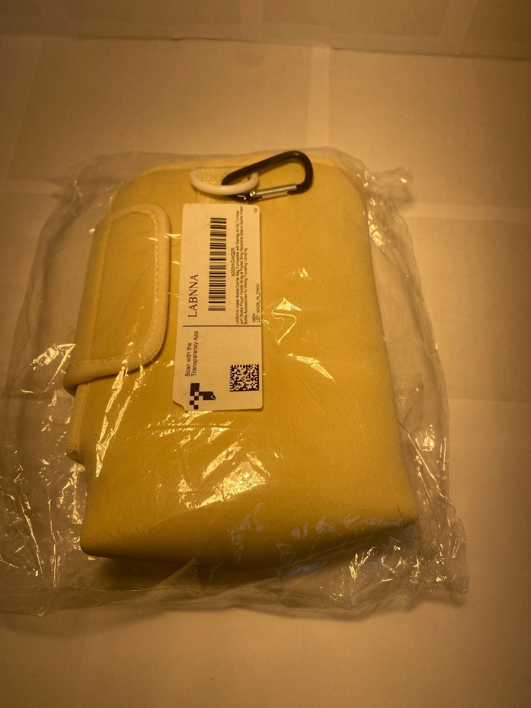 LABNNA Water Bottle Carrier Bag 40 Oz Yellow Neoprene Sleeve 3
