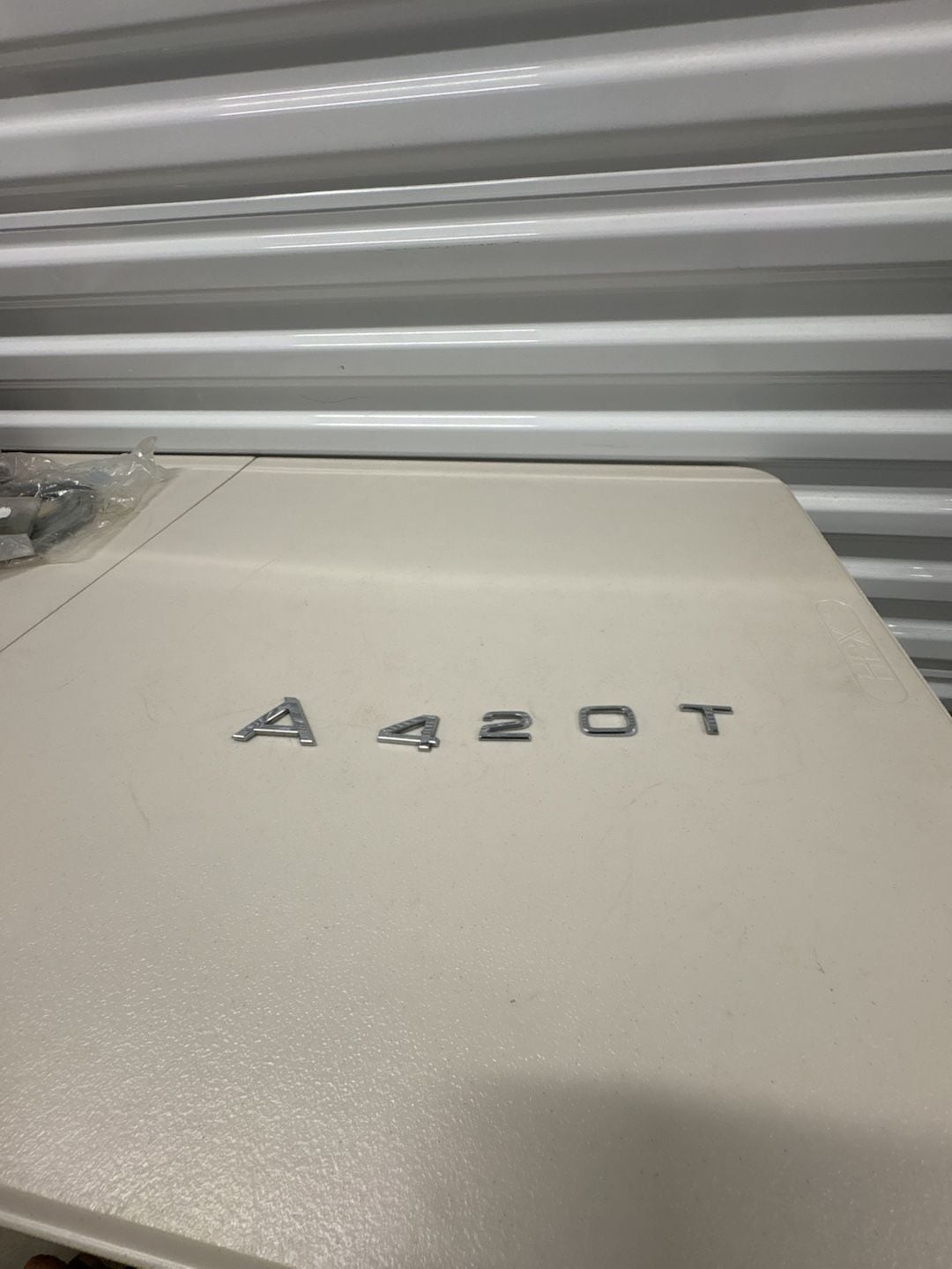 Audi A4 2.0T Chrome Emblem Badge Letters Trunk 1