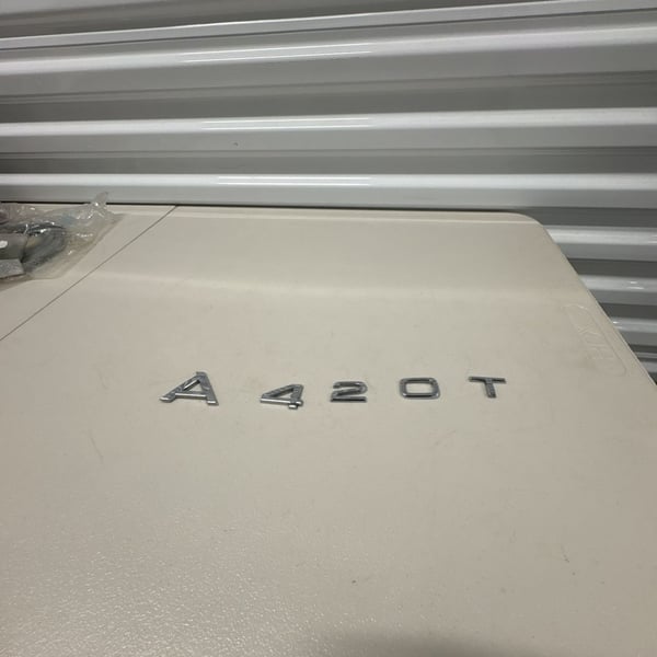 Audi A4 2.0T Chrome Emblem Badge Letters Trunk