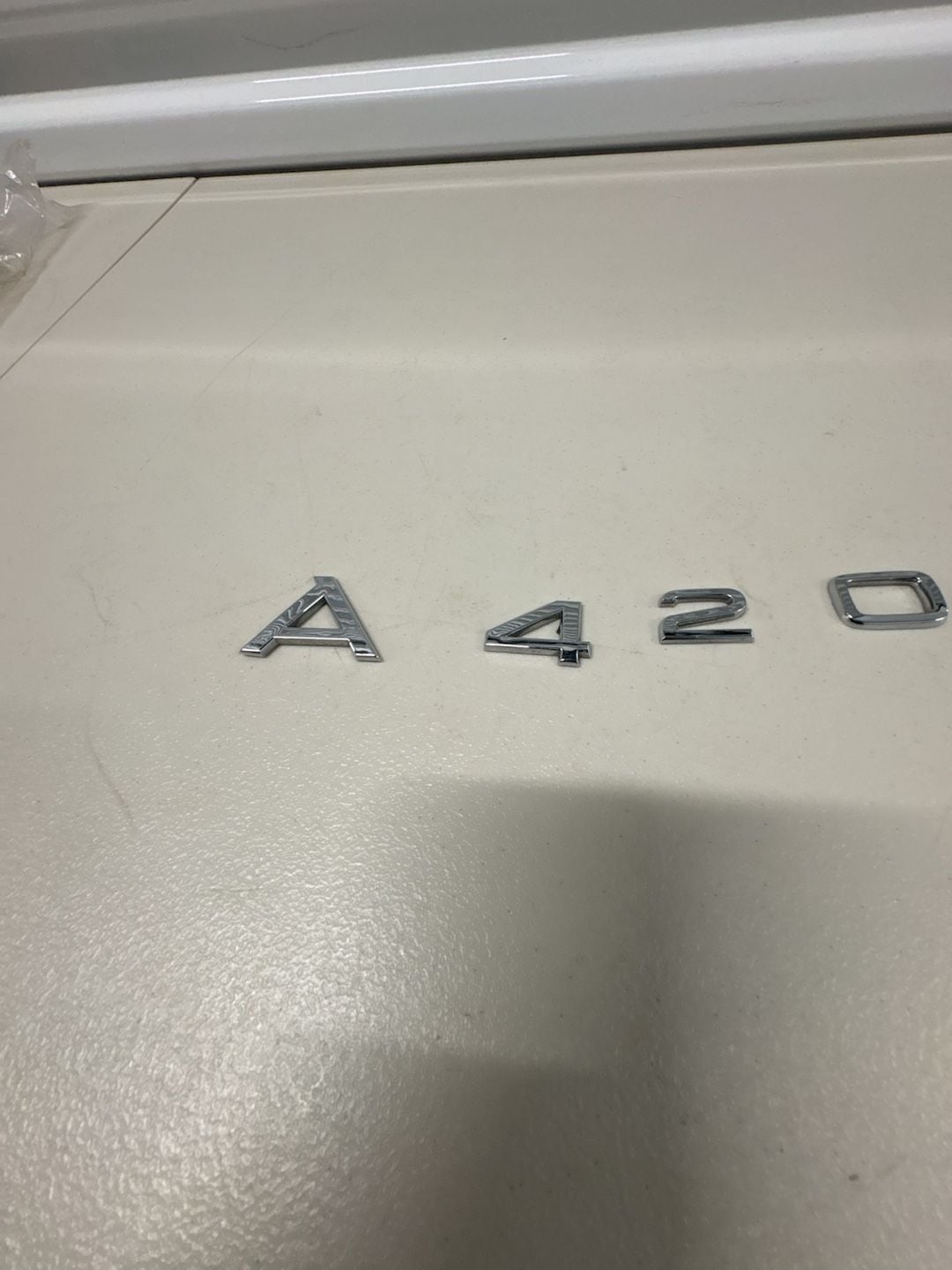 Audi A4 2.0T Chrome Emblem Badge Letters Trunk 2