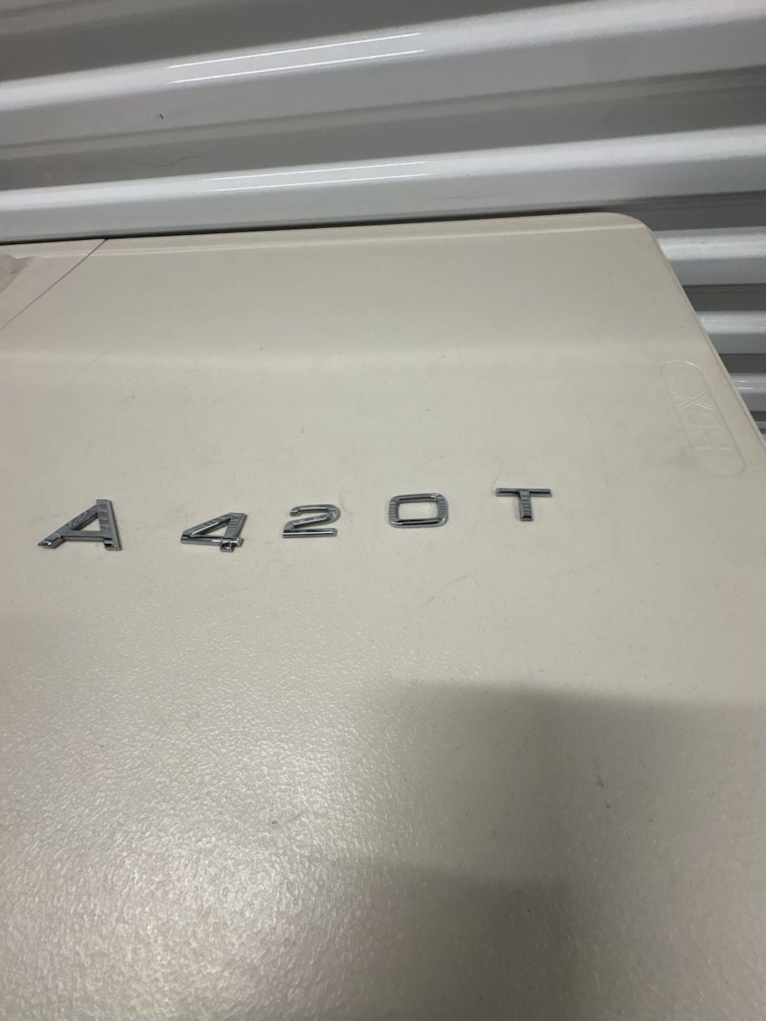 Audi A4 2.0T Chrome Emblem Badge Letters Trunk 3