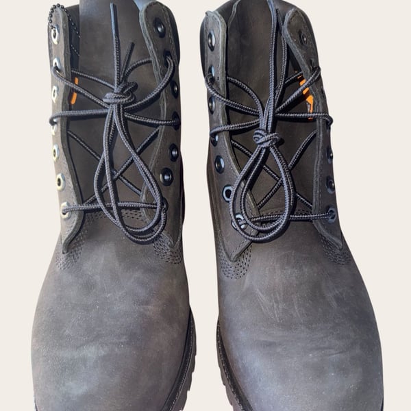 Timberland Premium 6 In Waterproof Boot Size 9 Black Nubuck